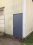 Pole barn door after